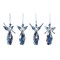 Icy Giftware Icy Assorted Praising Angel Christmas Ornaments - 4" - Pack of 8